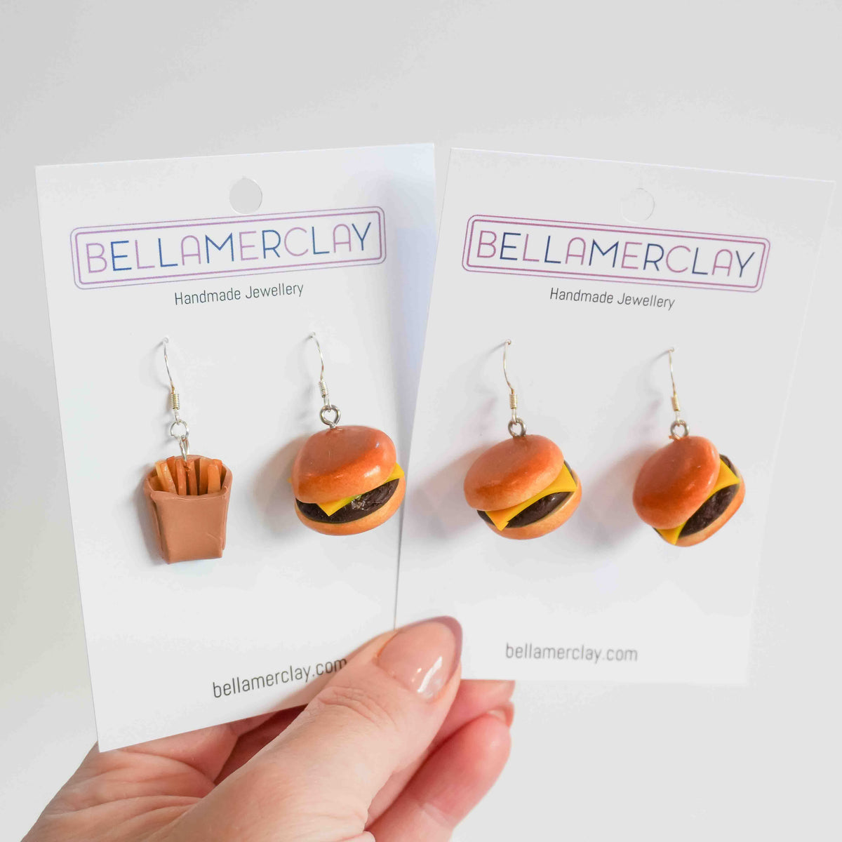 Burger & Fries Earrings