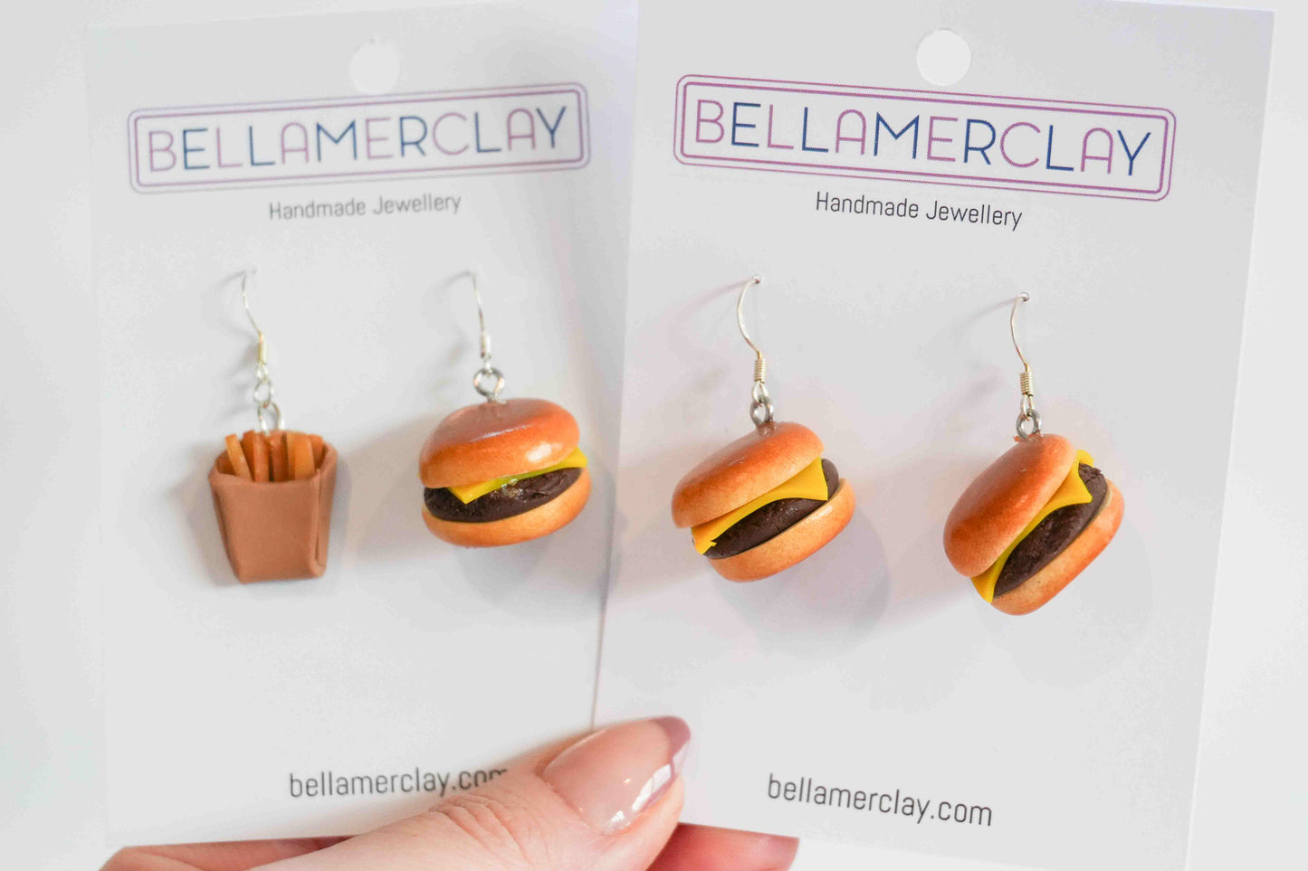Cheese Burger Earrings