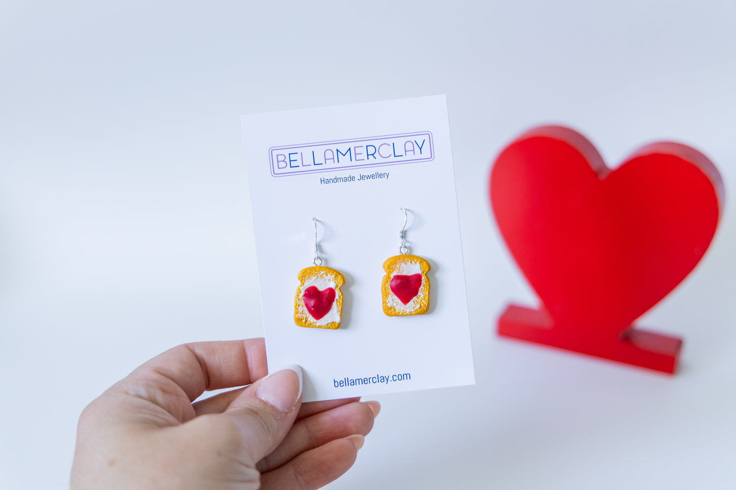 Heart Toast Earrings