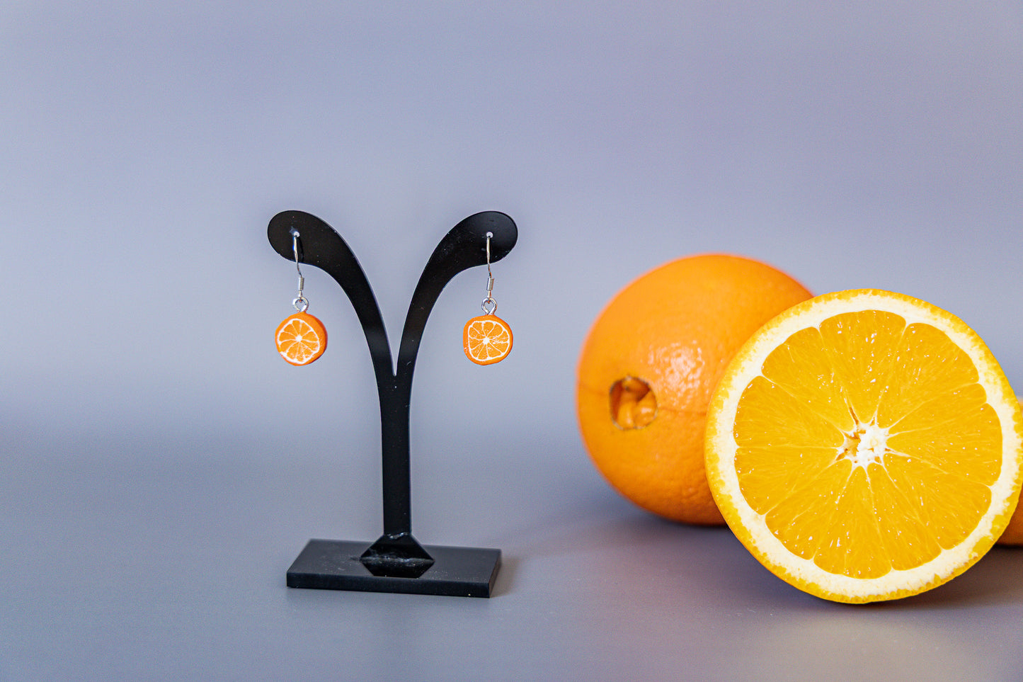 Orange Fruit Earrings