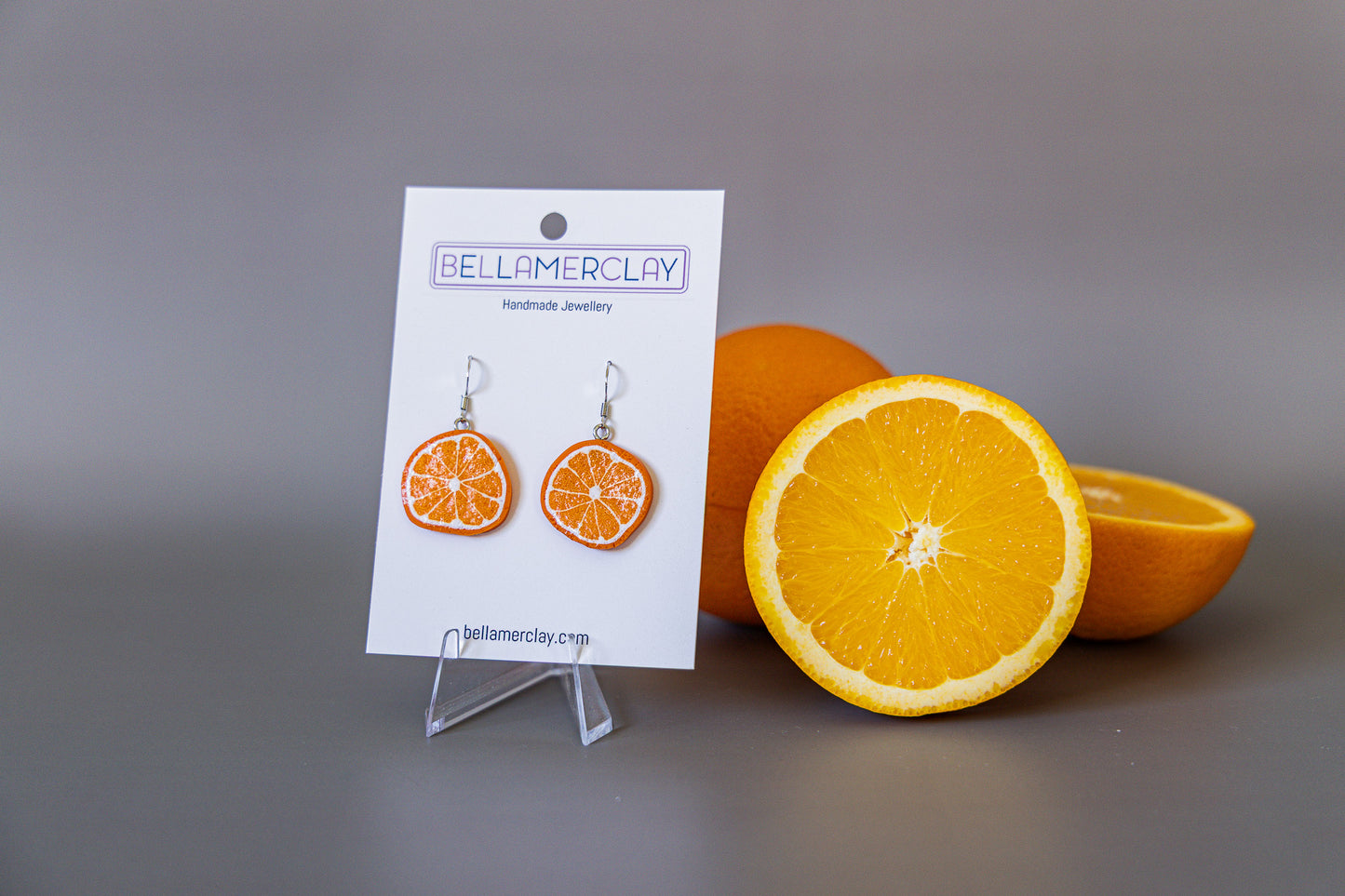 Orange Fruit Earrings
