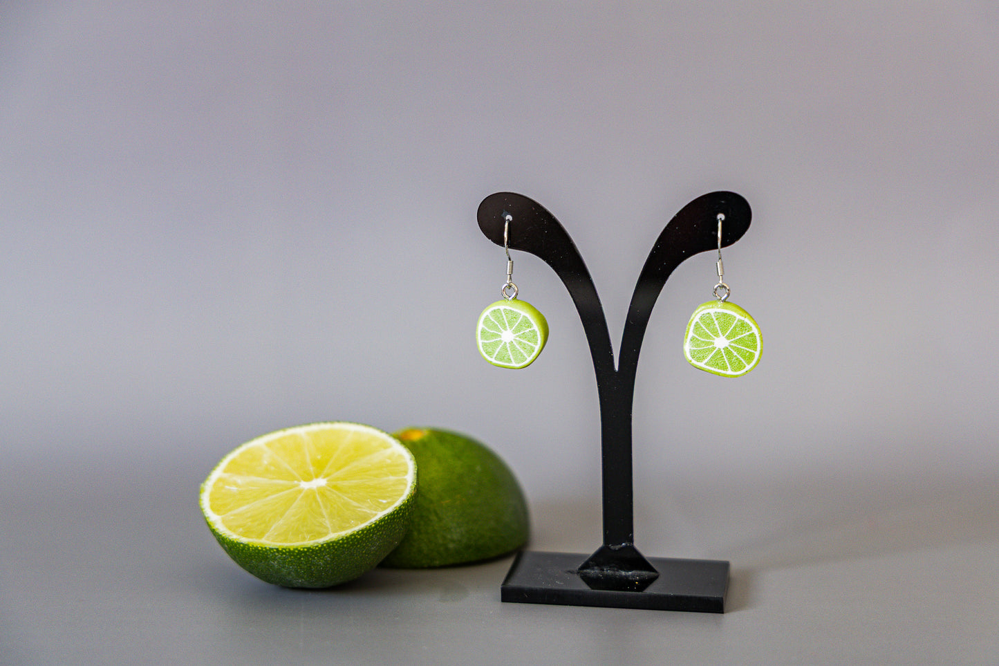 Lime Fruit Earrings