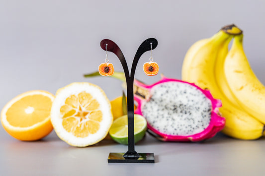 Peach Fruit Earrings