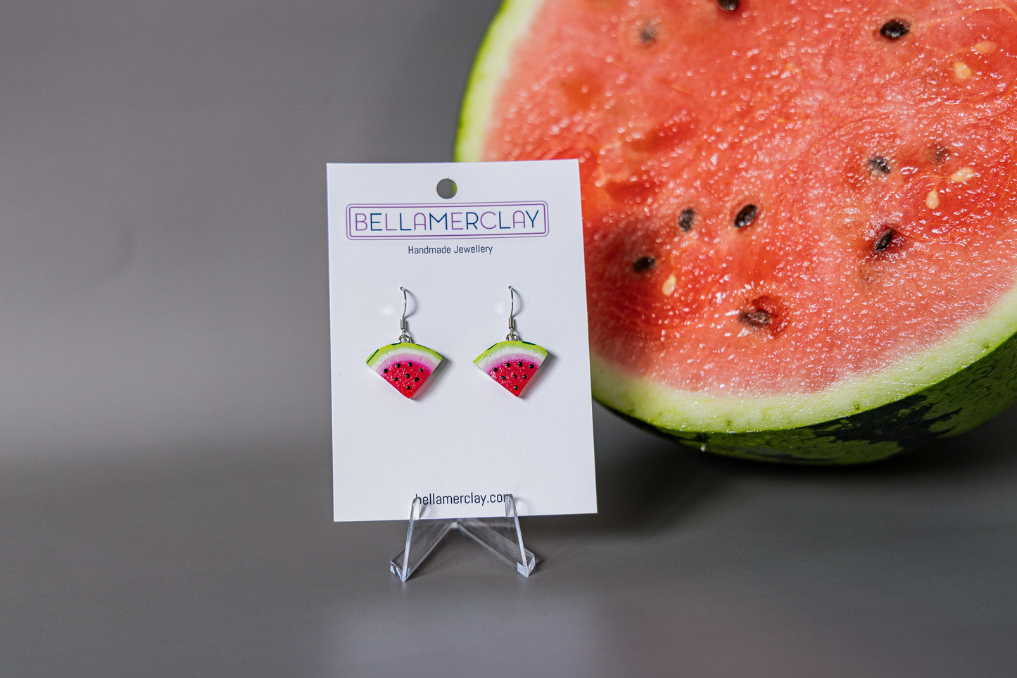 Watermelon Fruit Earrings