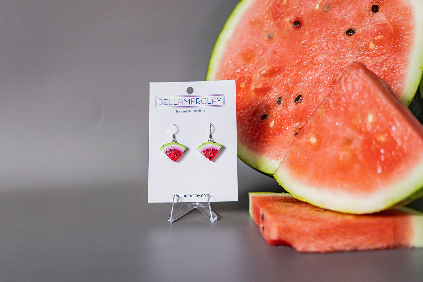 Watermelon Fruit Earrings