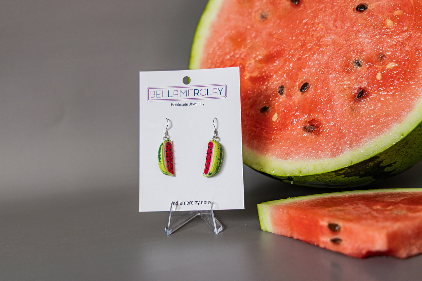 Watermelon Fruit Earrings