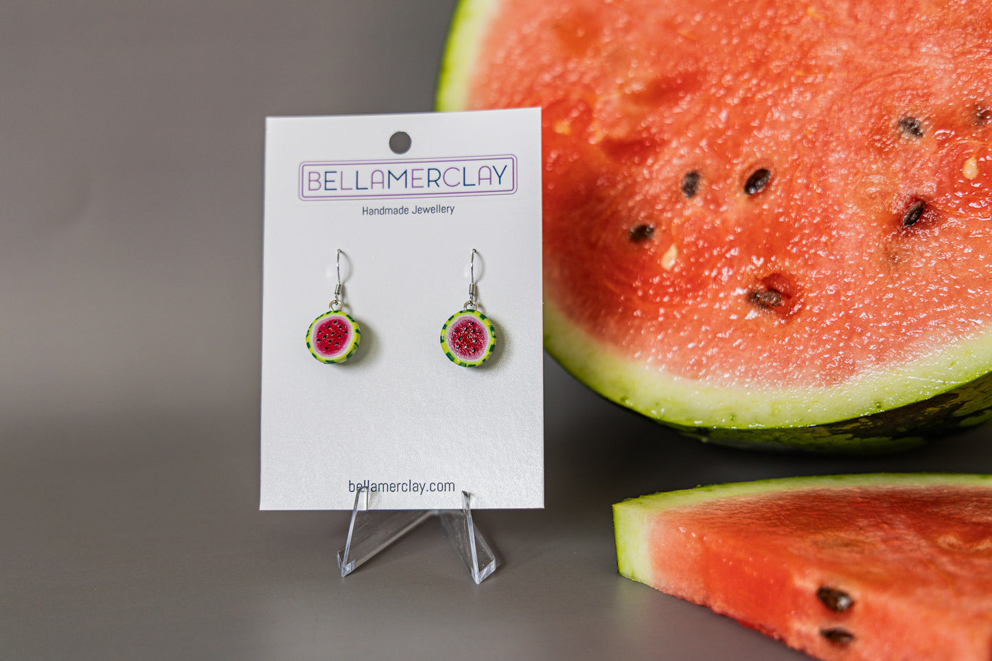 Watermelon Fruit Earrings