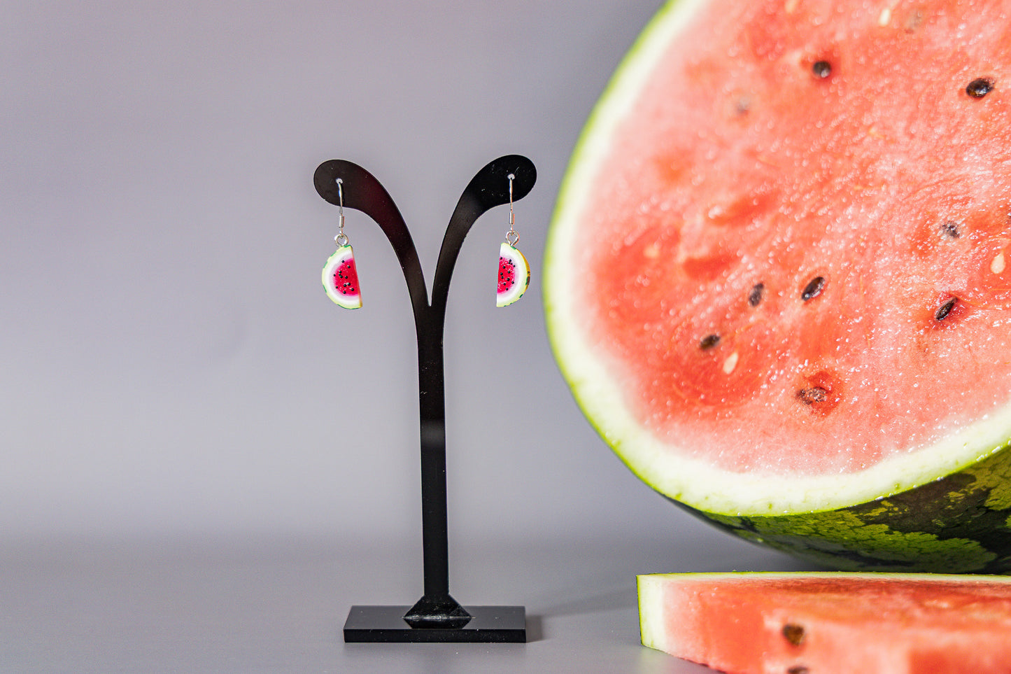 Watermelon Fruit Earrings