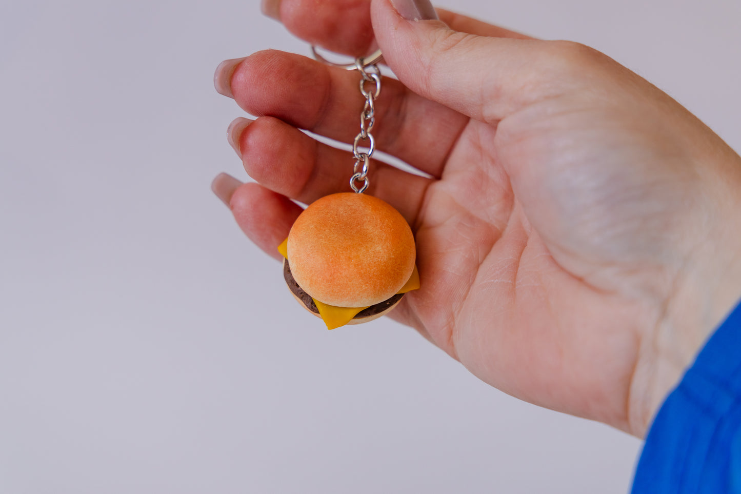 Cheese Burger Keychain