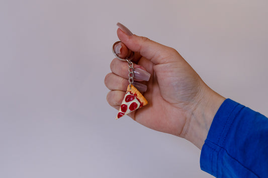 Pizza Keychain