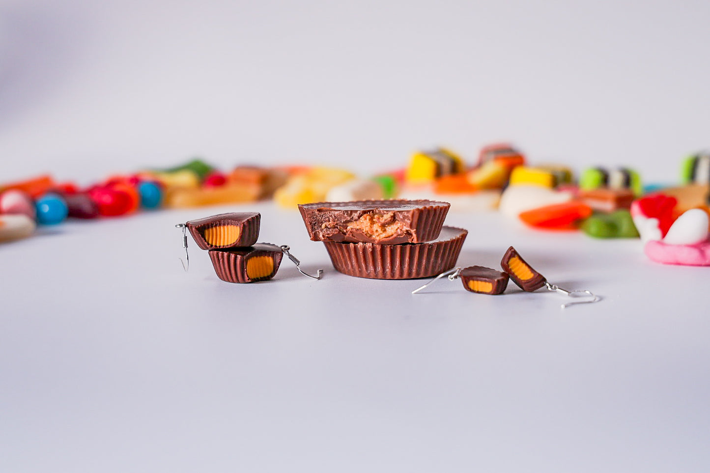 Peanut Butter Cup Earrings