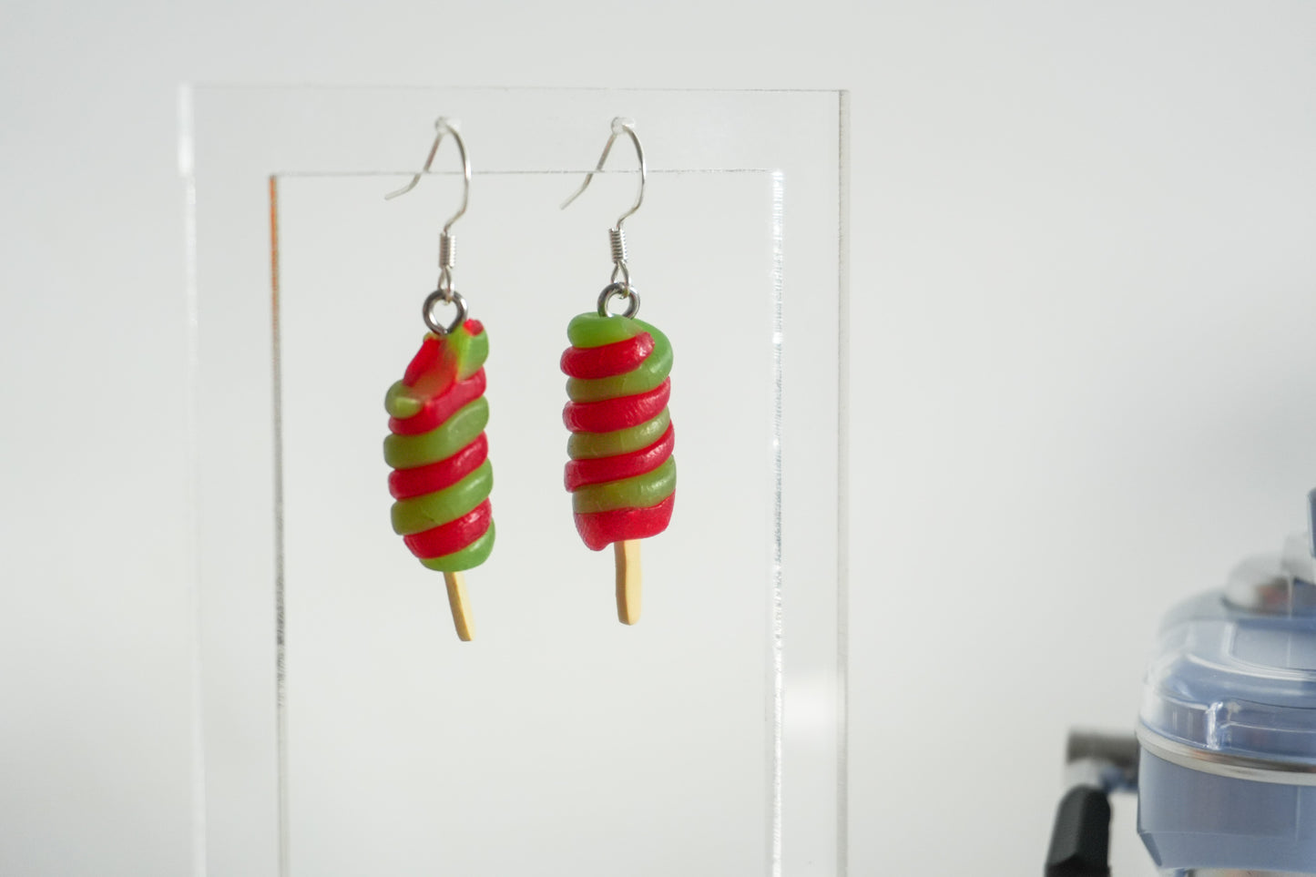 Cyclone Ice Block Earrings