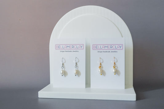 Hook Single Pearl Earrings