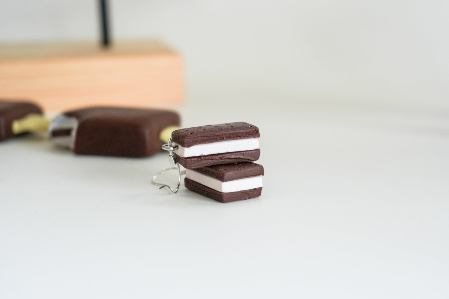 Ice Cream Sandwich Earrings