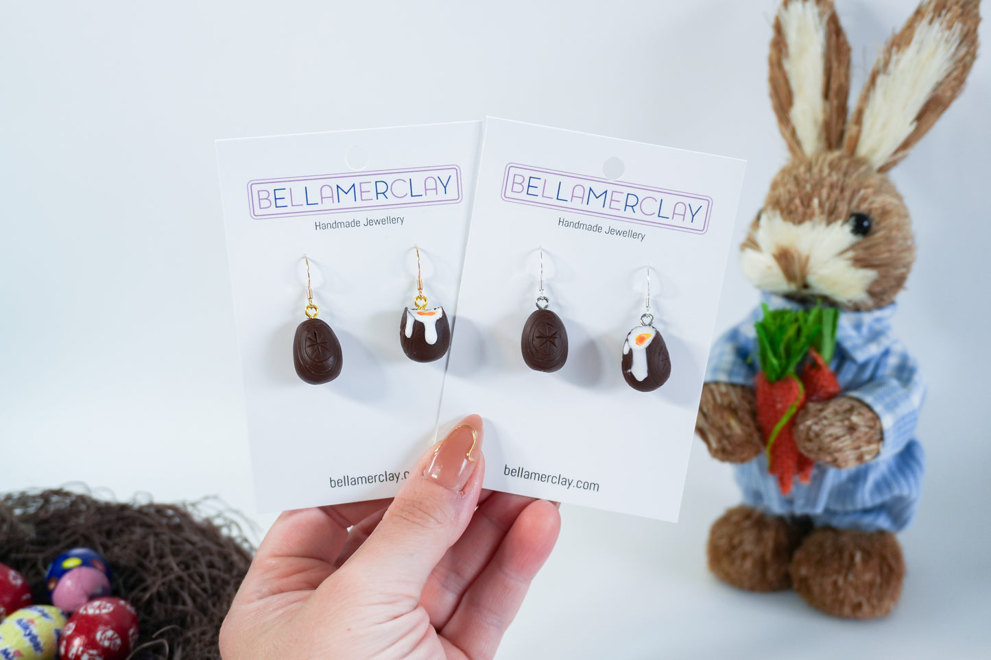 Cremey Egg Earrings