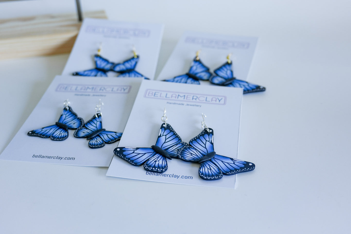 Blue Butterfly Earrings