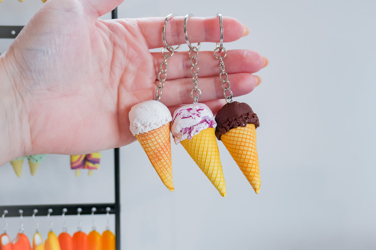 Ice Cream Keychains