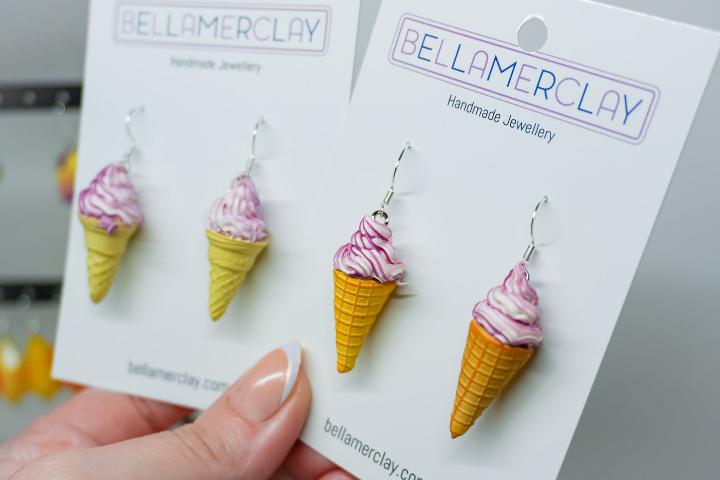 Real Fruit Ice Cream Earrings