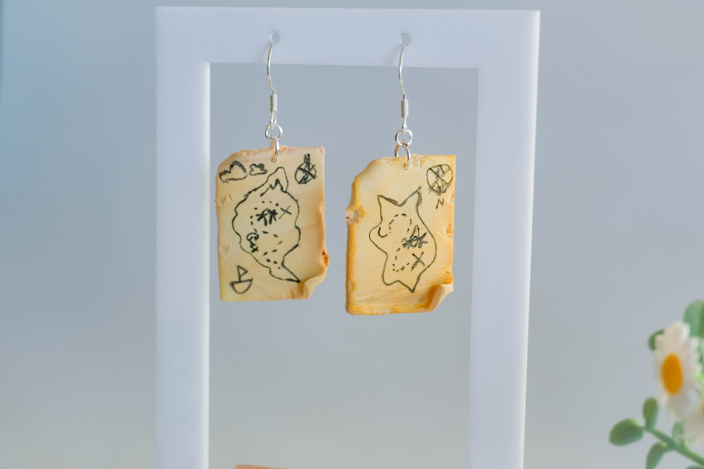 Map Earrings