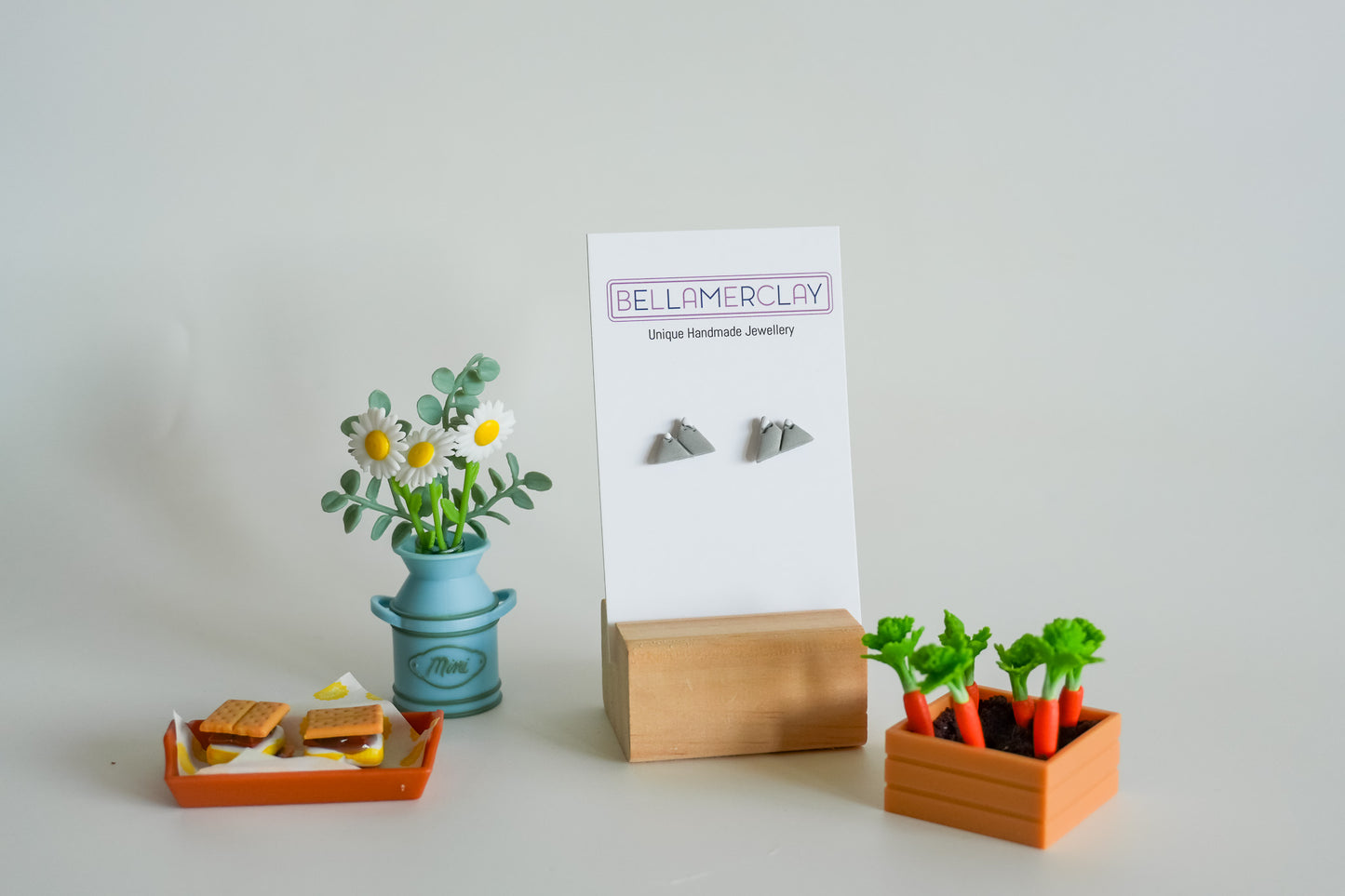 Mountain Stud Earrings