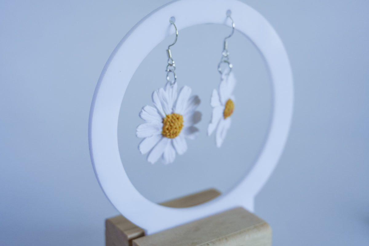 Daisy Flower Earrings