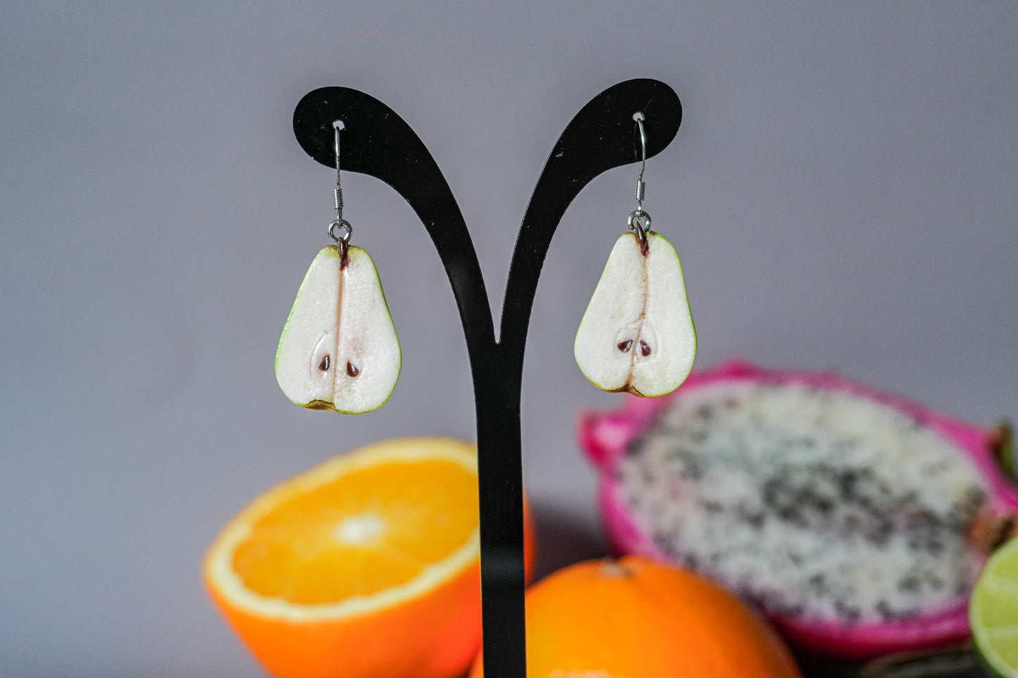Pear Fruit Earrings