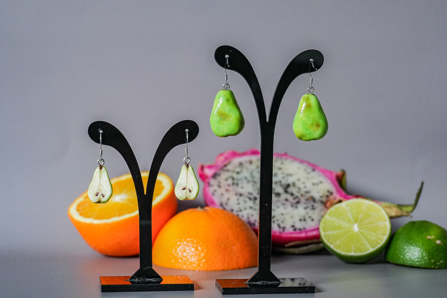 Pear Fruit Earrings