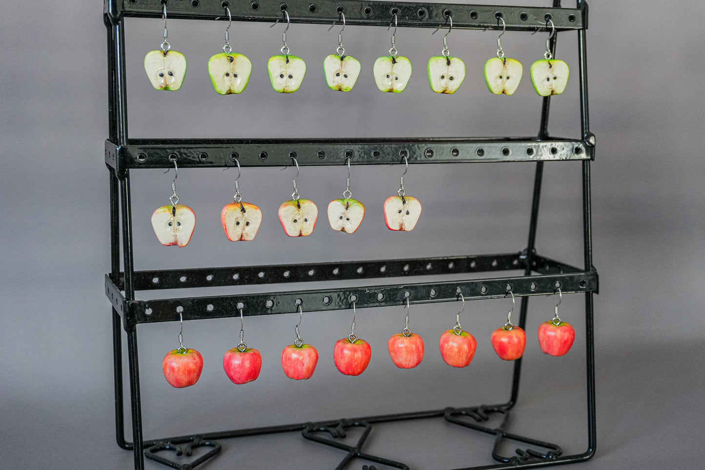 Apple Fruit Earrings