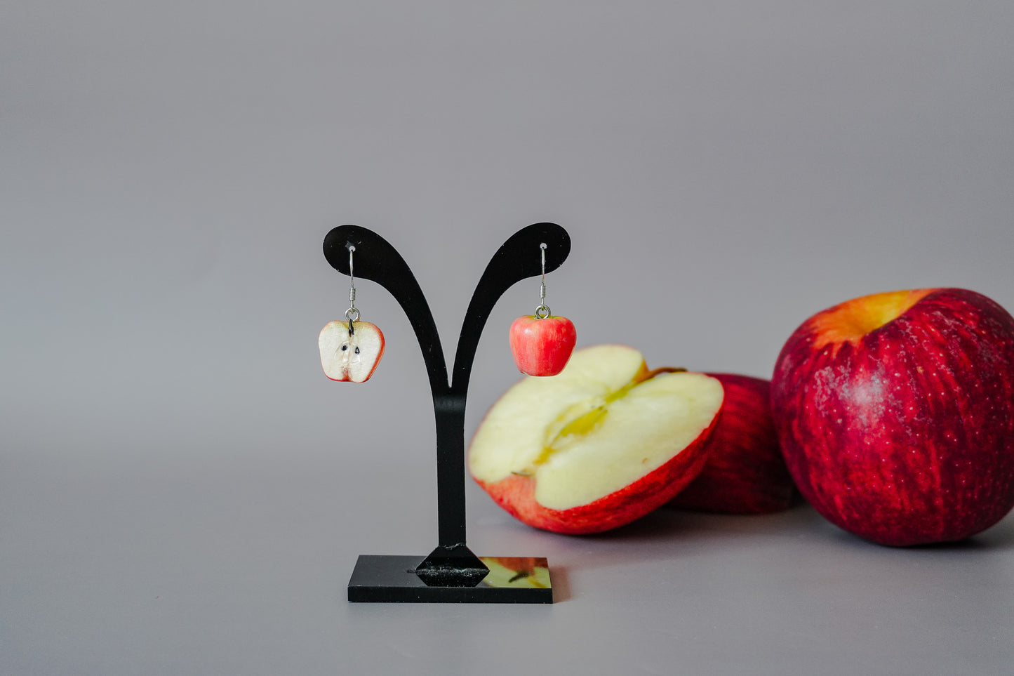 Apple Fruit Earrings