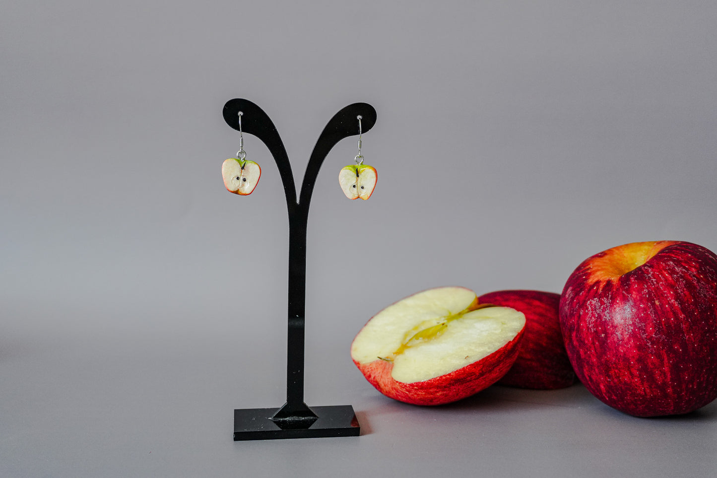 Apple Fruit Earrings