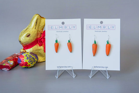 Easter Carrot Earrings