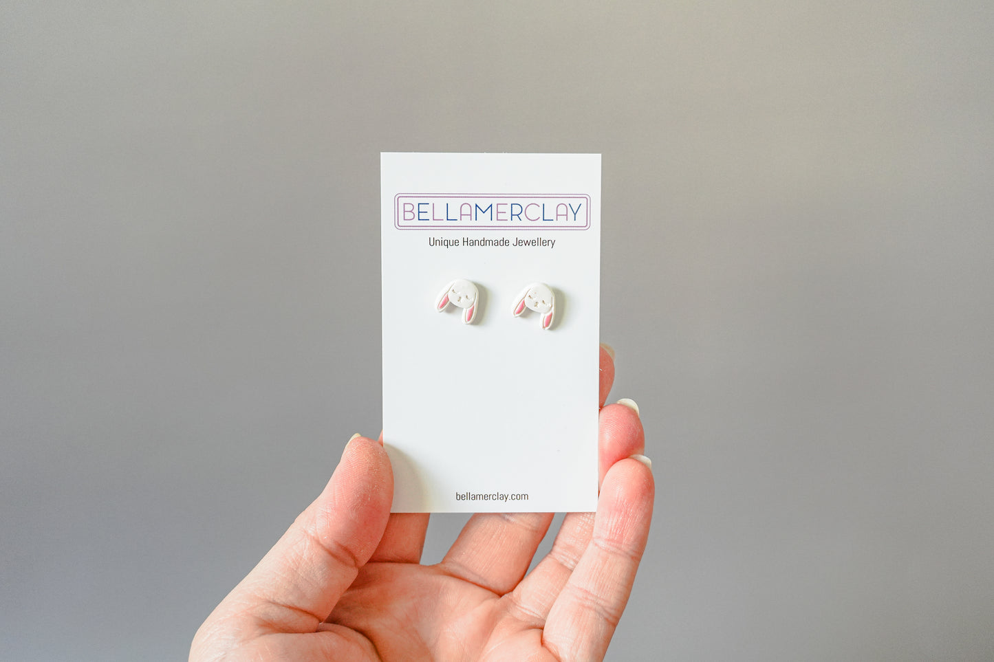 Bunny And Carrot Studs