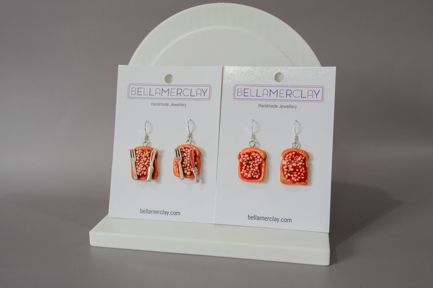 Baked Beans on Toast Earrings