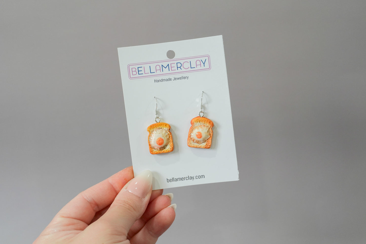 Egg on Toast Earrings