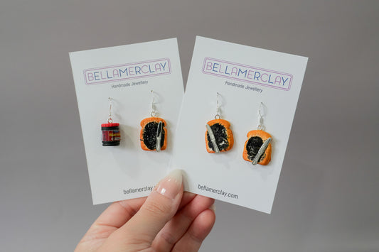 Marmite on Toast Earrings