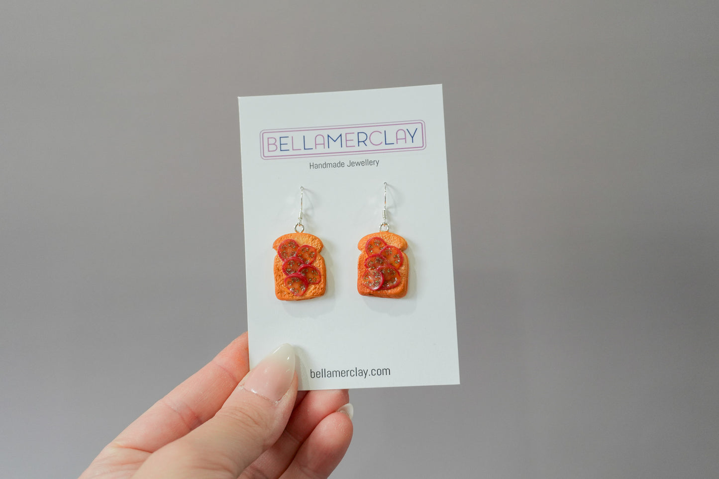 Tomato On Toast Earrings