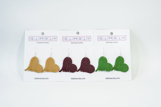 Clay Carved Aroha Heart