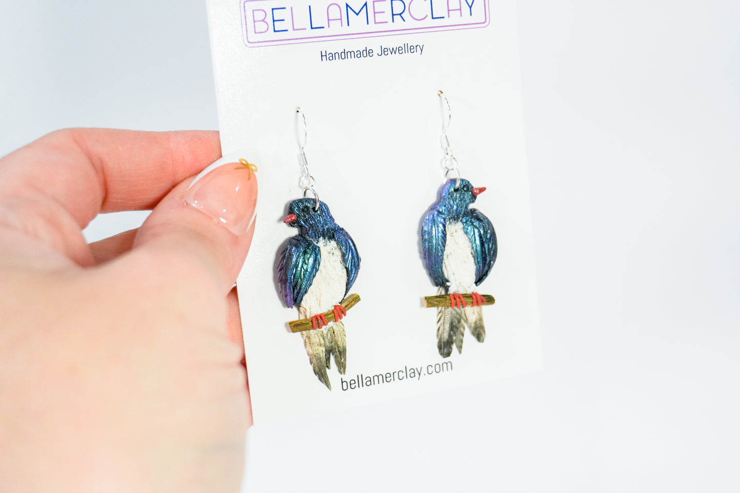 NZ Wood Pigeon Earrings (Kereru)