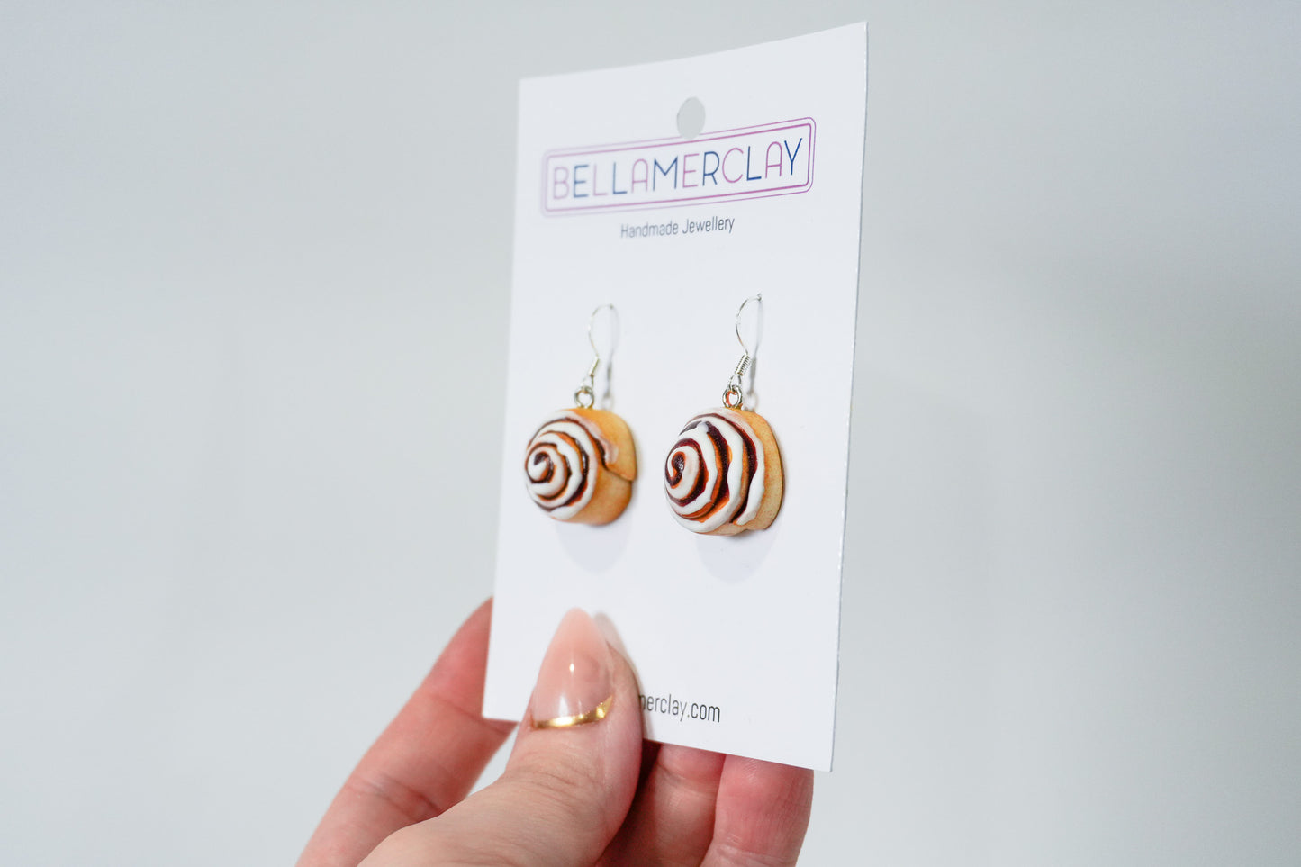Cinnamon Roll Earrings