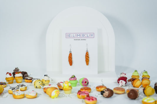 Mini Baggette Earrings