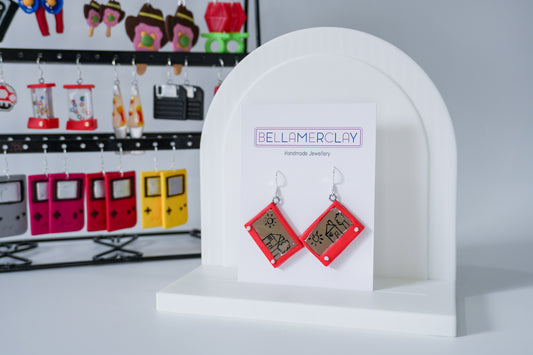 Etch A Sketch Earrings