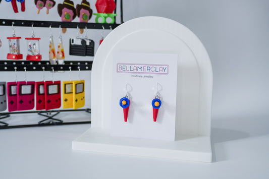 Floating Ball Whistle Earrings