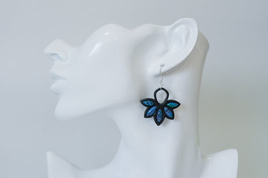Paua Fan Earrings