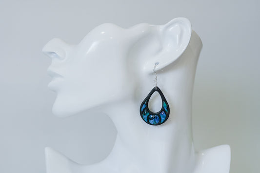 Paua Deluxe Droplet Earrings