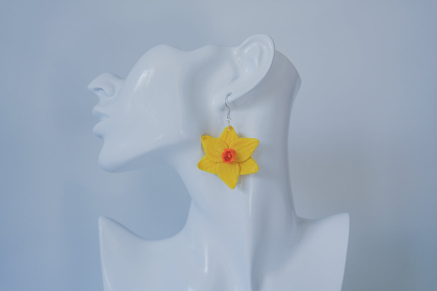 Large Daffodil Earrings