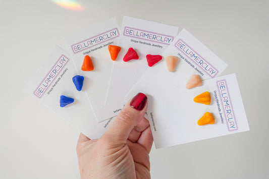 Jetplane Earrings Studs