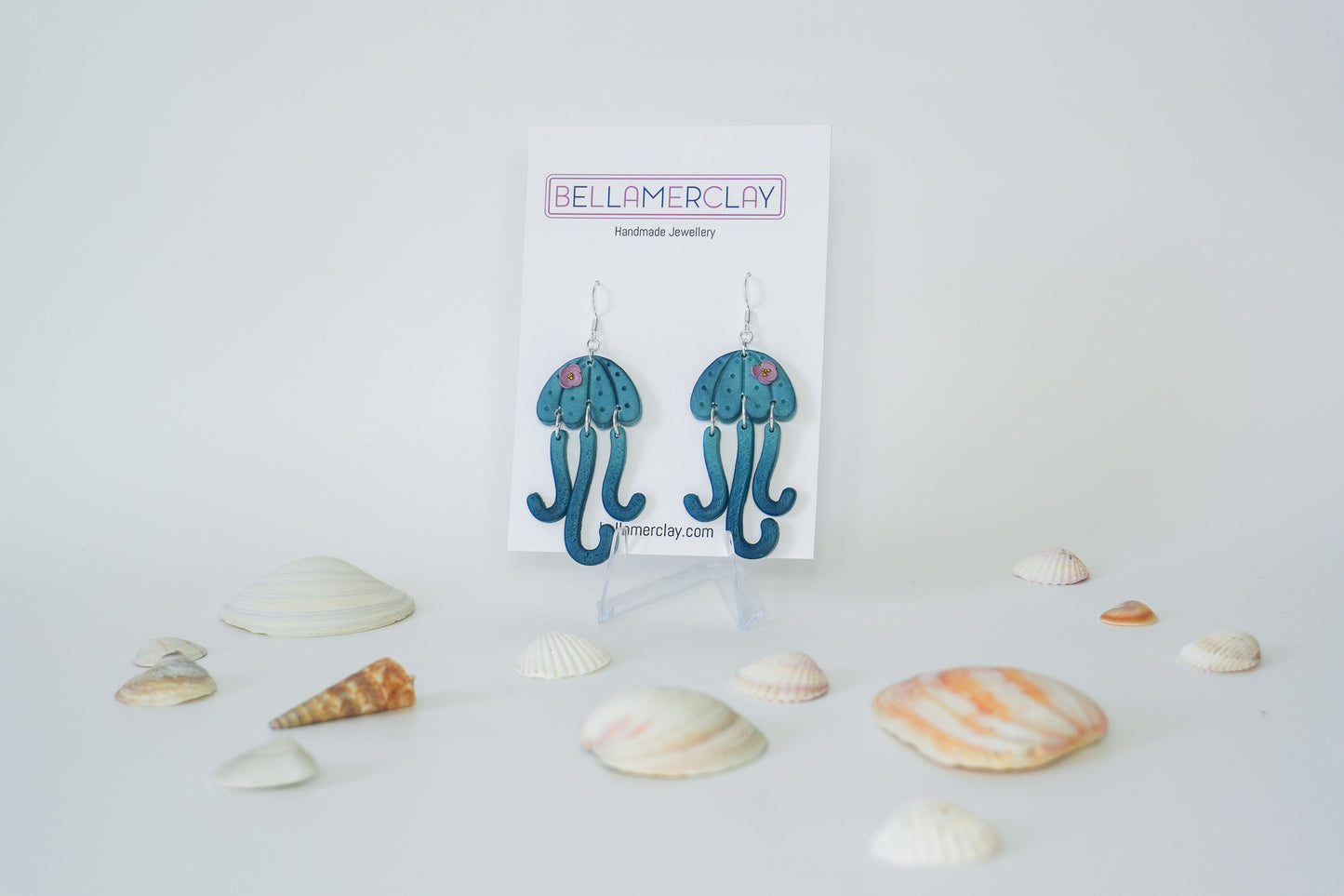 2D Jellyfish Earrings