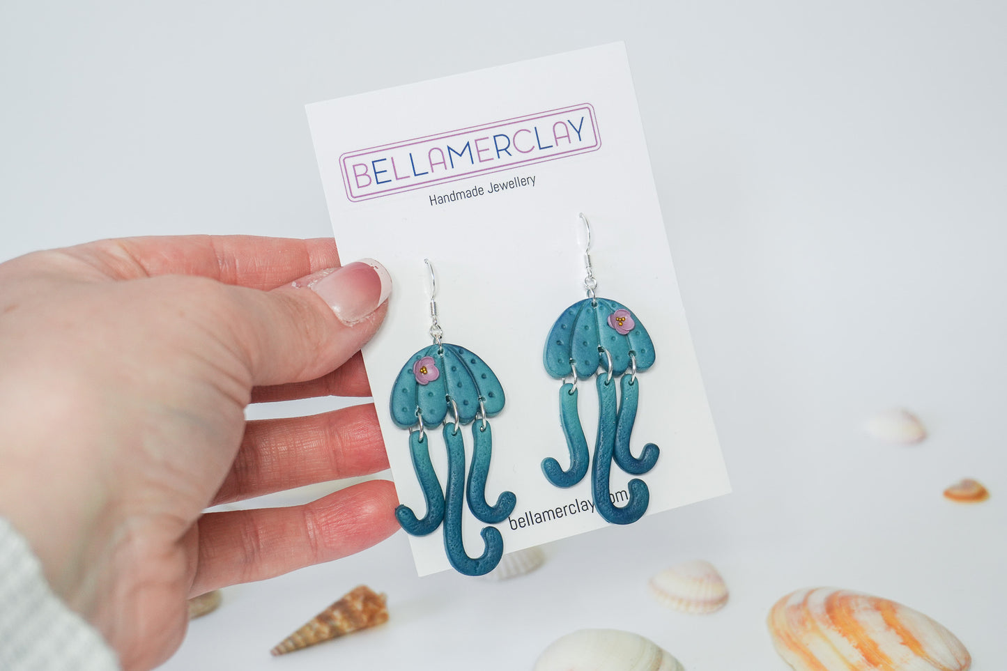 2D Jellyfish Earrings