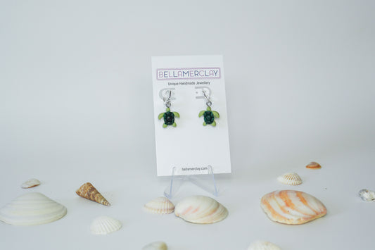 Mini Turtle Earrings
