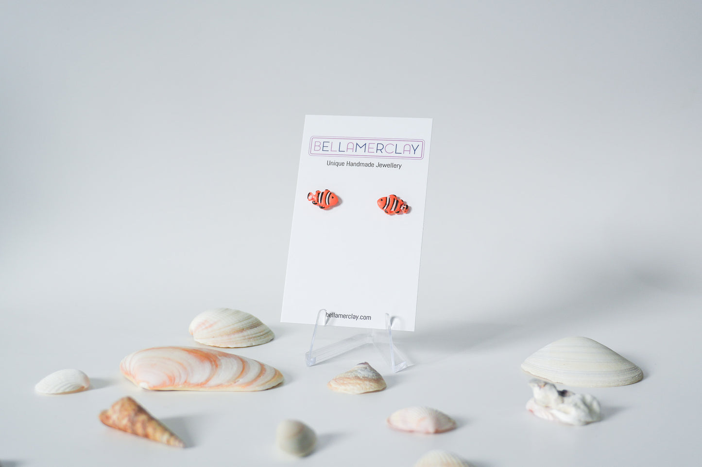 Clown Fish Stud Earrings